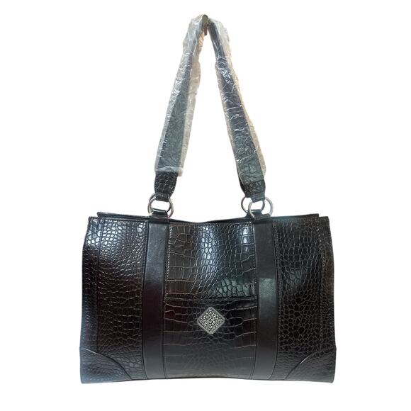 Coldwater Creek Juliana Croco Tote - NWT - Picture 1 of 8
